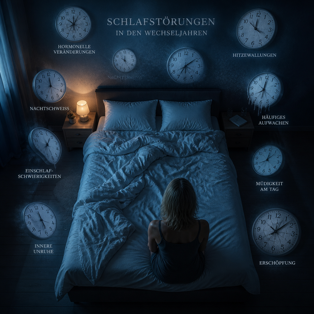 Schlafstörungen in den Wechseljahren: Warum sie entstehen und was helfen kann